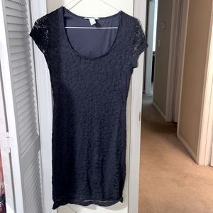 Grey lace dress